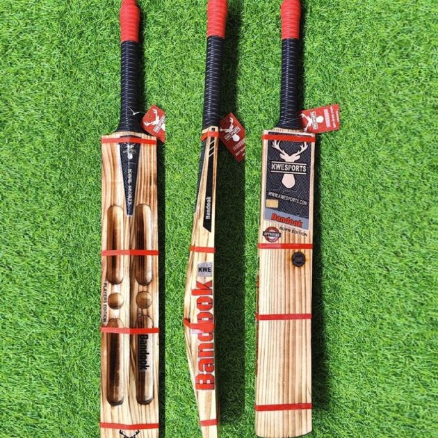 Kwesports Bandook Burn Edition - Hard Tennis Bat - 4 Scoop 2 Hole