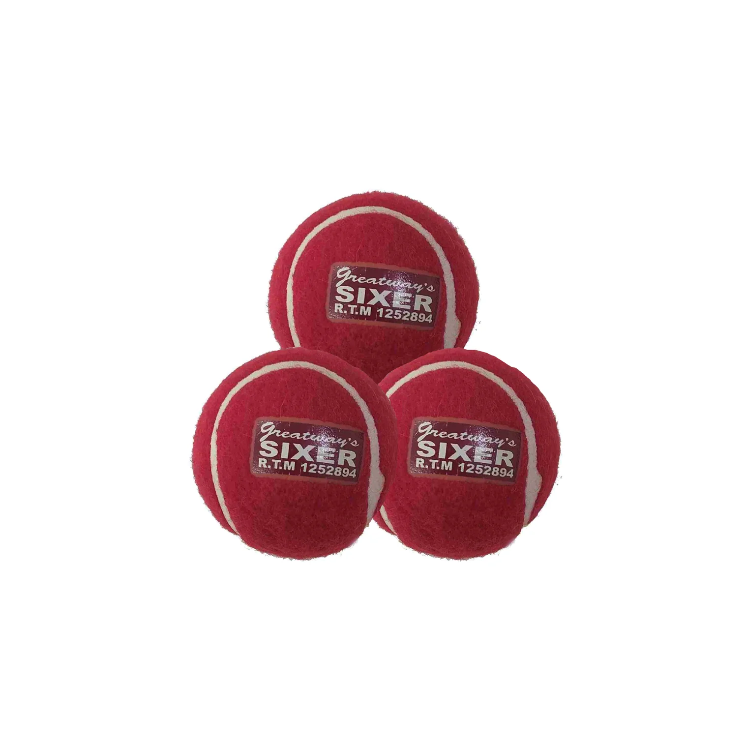 Sixer Heavy Cricket Tennis Ball - Image 2