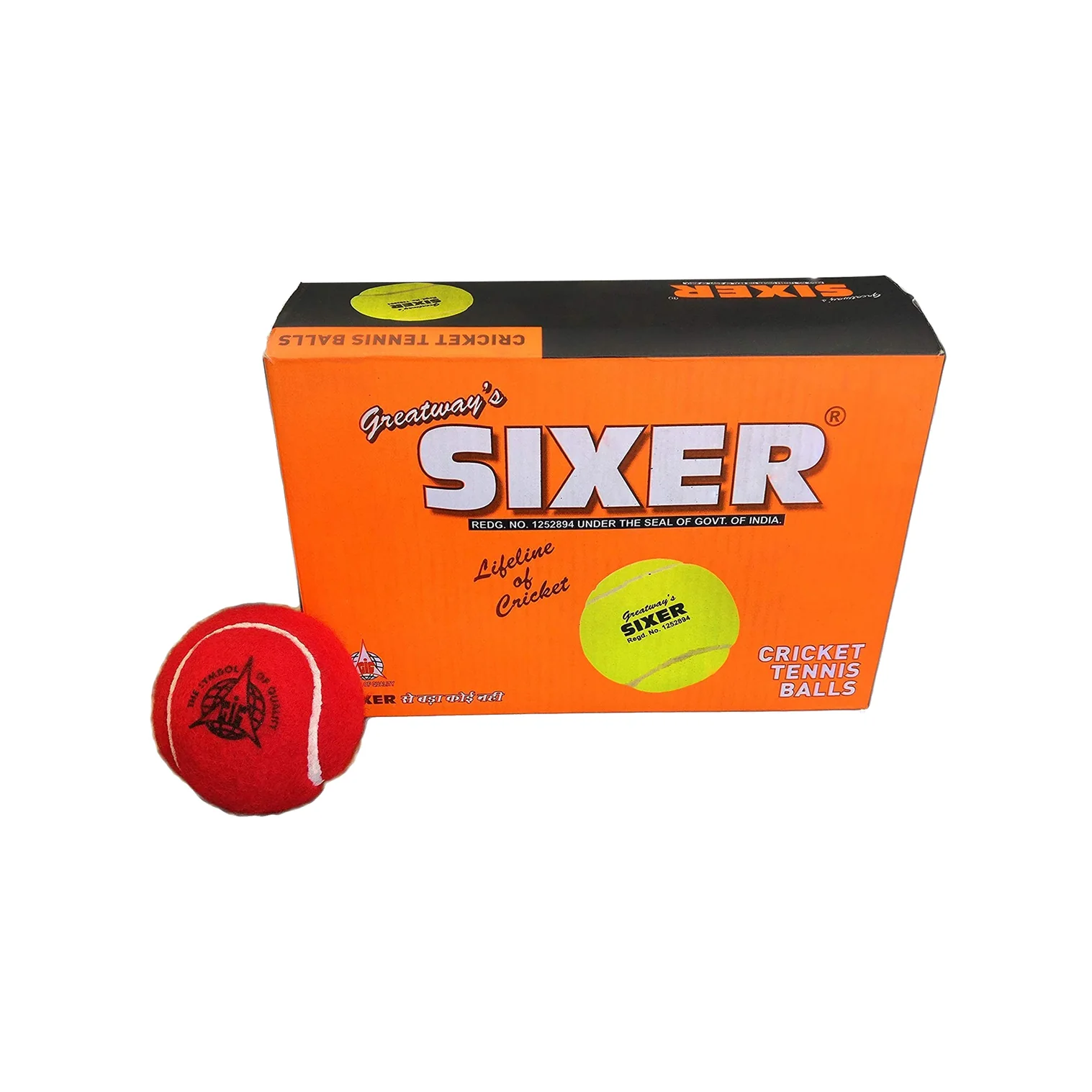 Sixer Heavy Cricket Tennis Ball